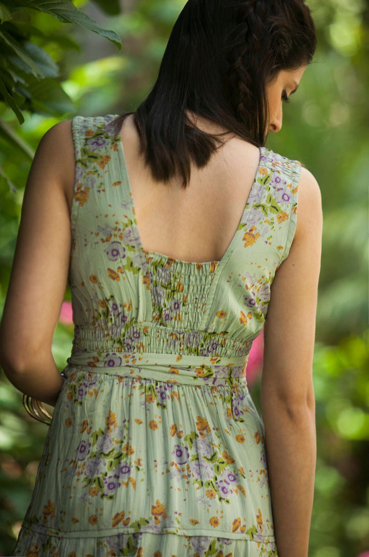 Carrie Dress - Pastel Green