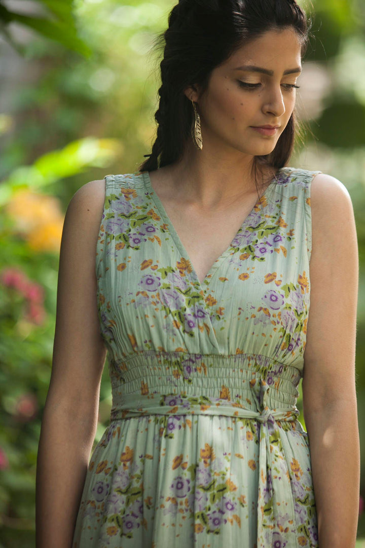 Carrie Dress - Pastel Green