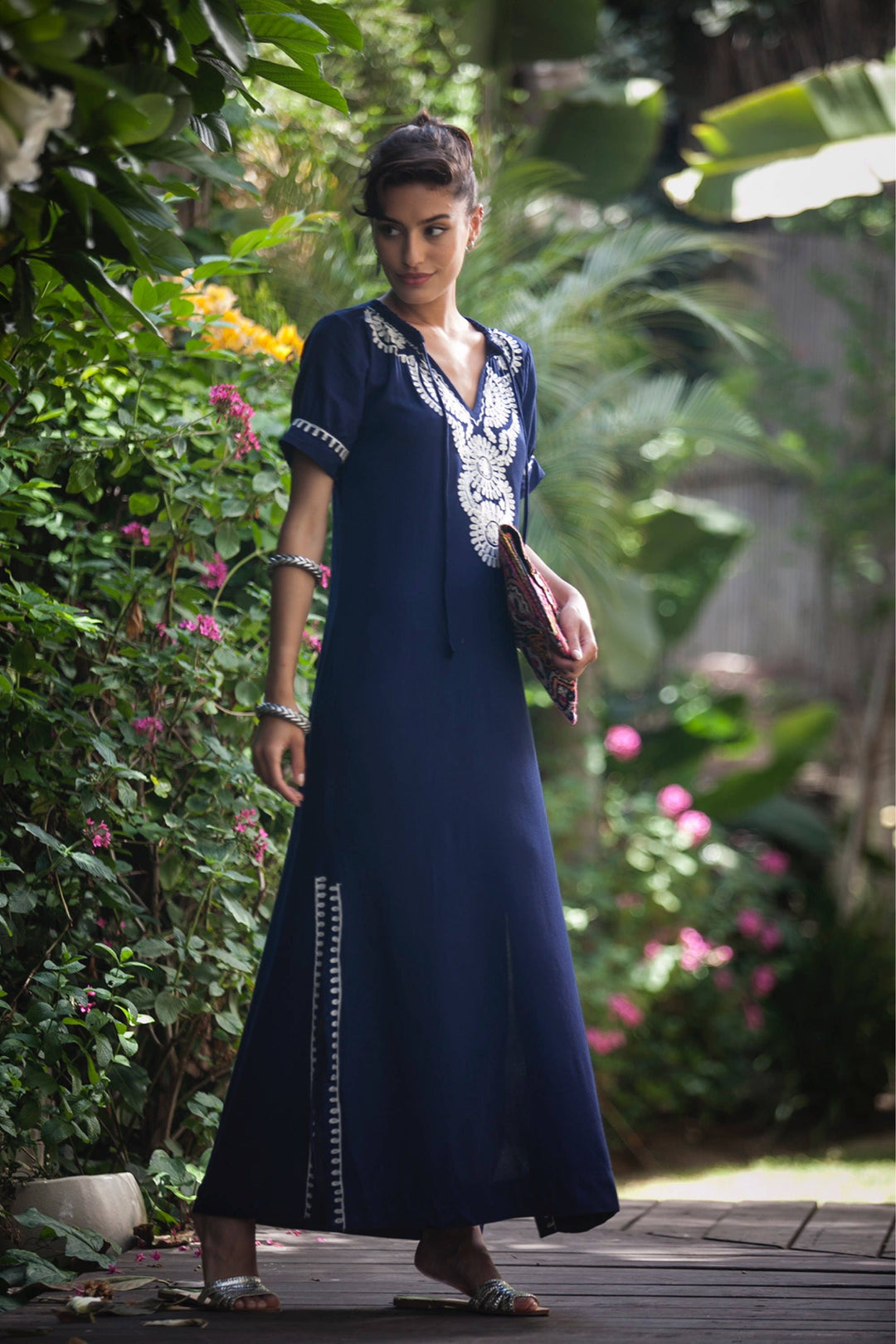 Batya Dress - Maxi Navy Blue
