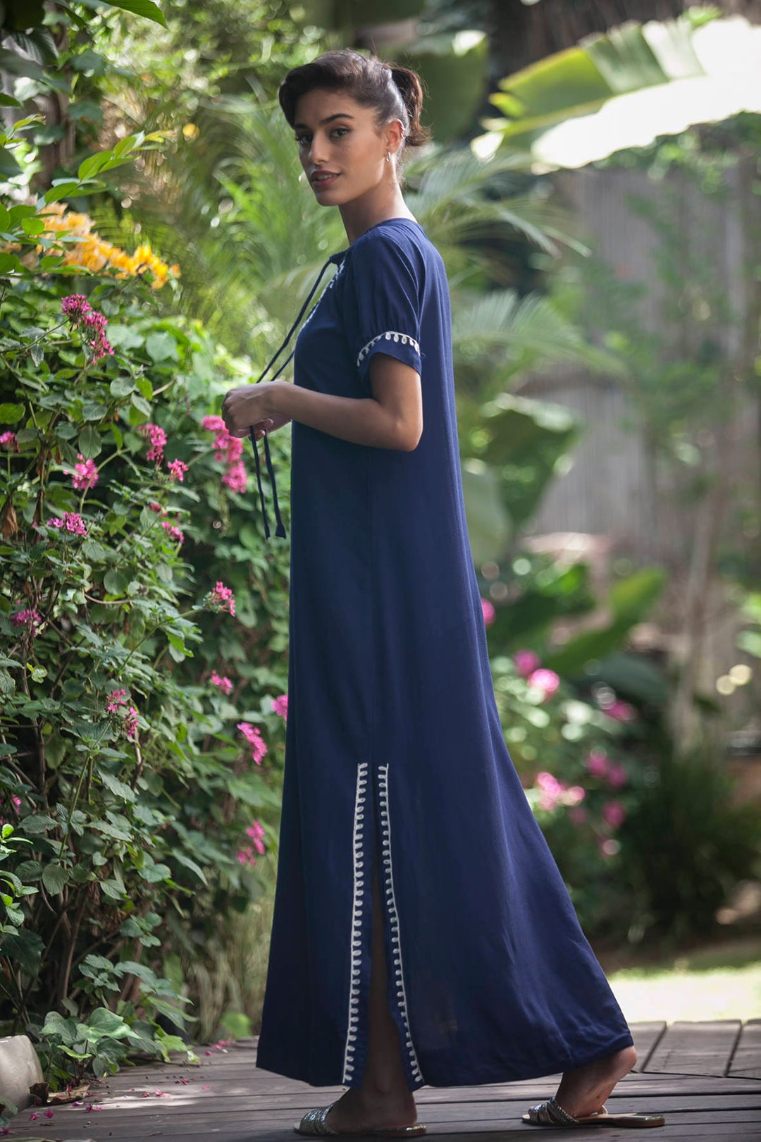 Batya Dress - Maxi Navy Blue