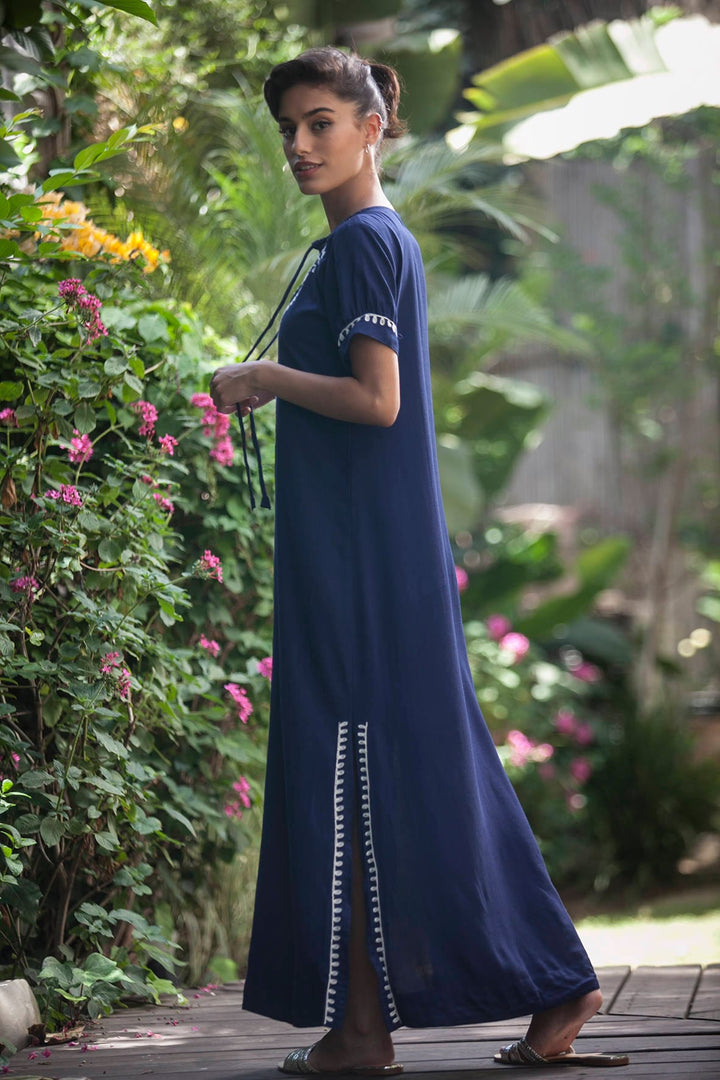 Batya Dress - Maxi Navy Blue