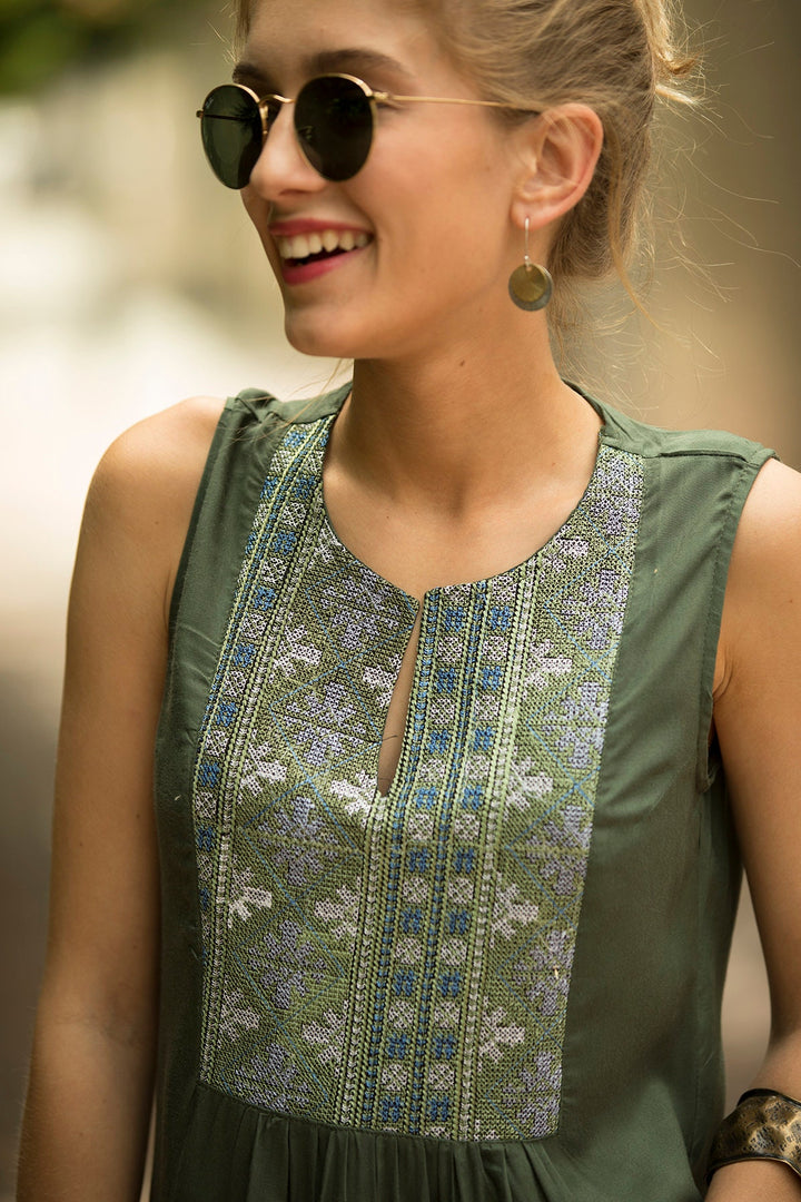 Tamara Dress - Sage Green