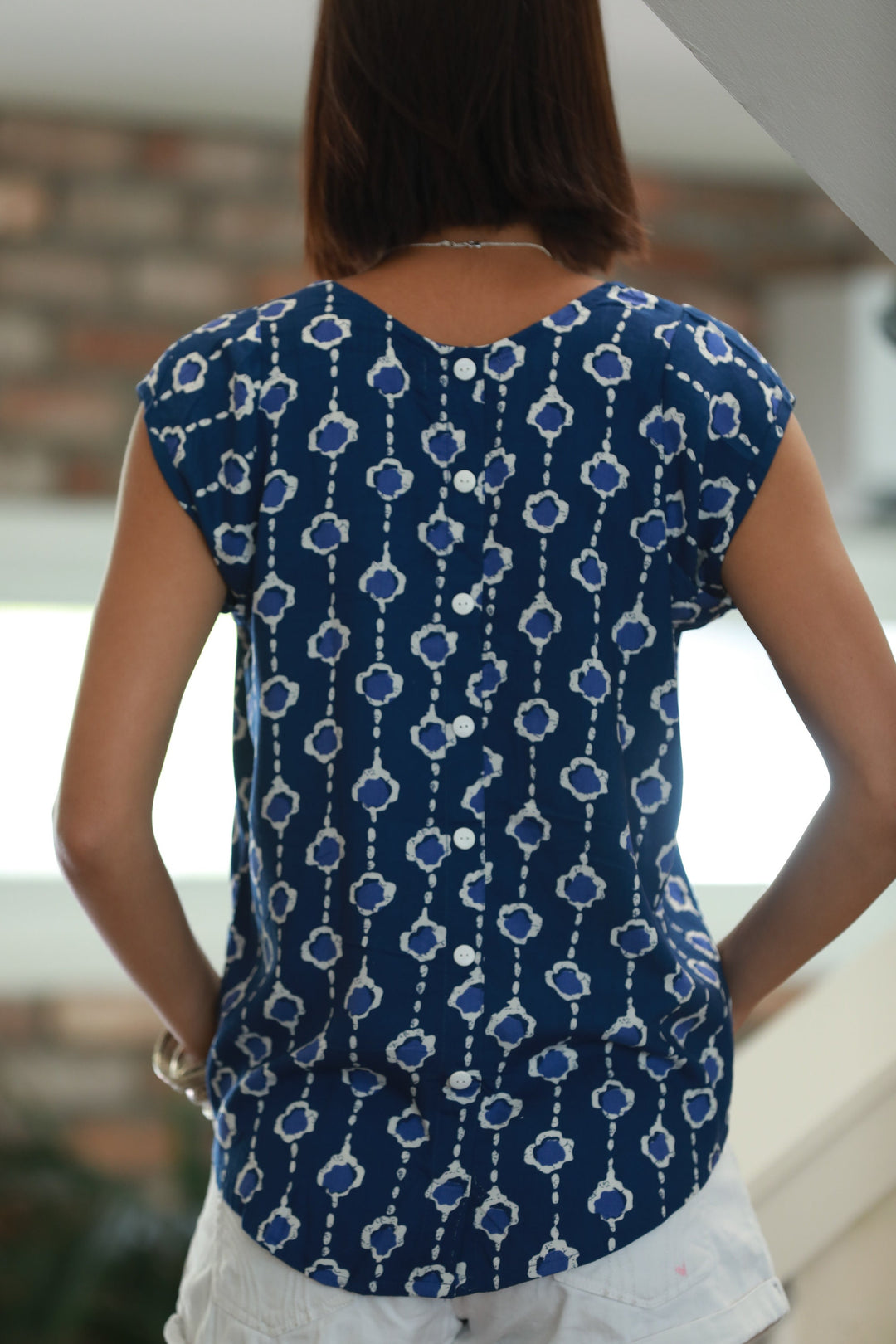 Tanya Shirt - Navy Blue