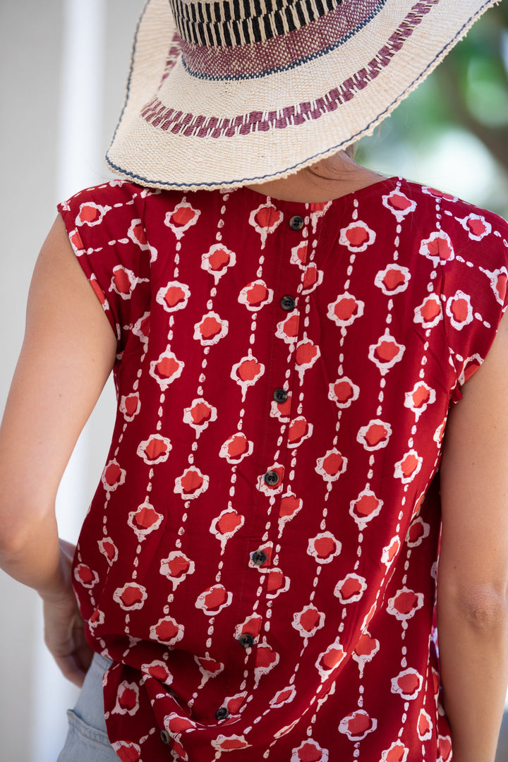 Tanya Shirt - Red