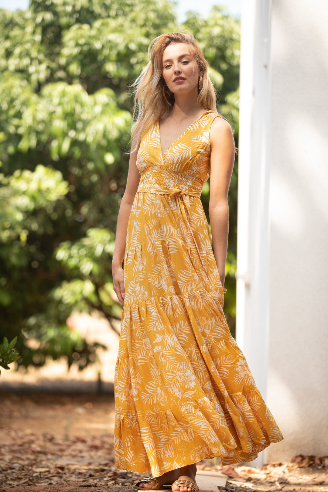 Carrie Dress - Mustard Yellow