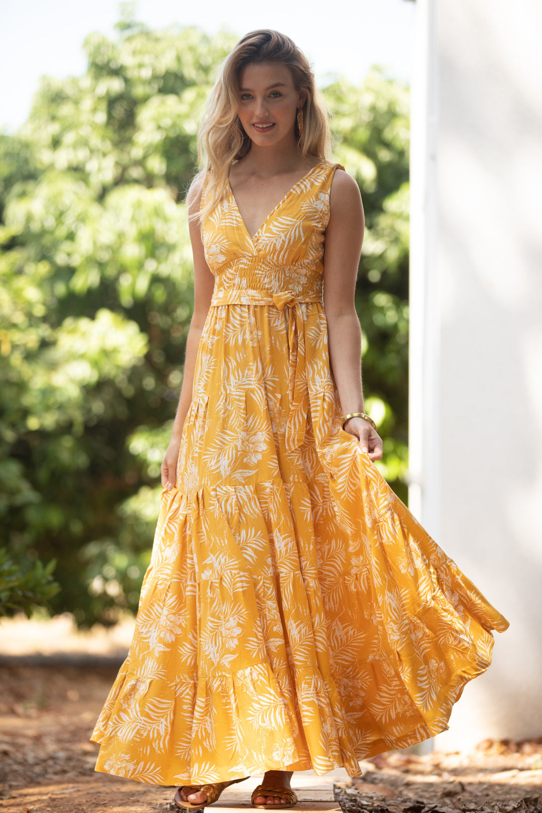 Carrie Dress - Mustard Yellow