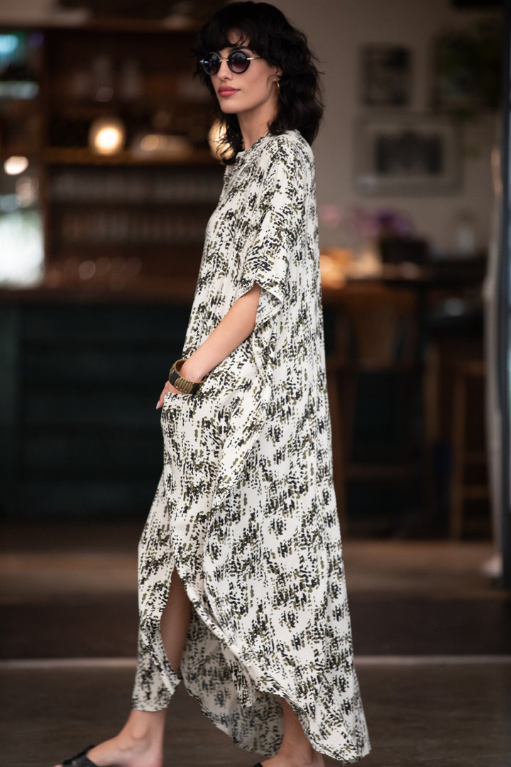 Zohara Caftan - Khaki