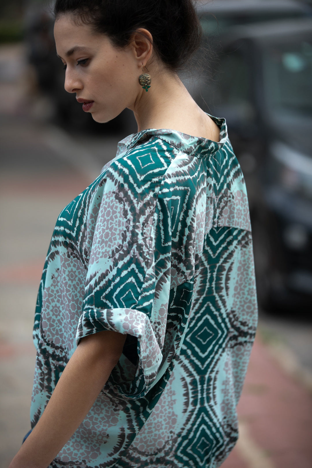 Billy Shirt - Green & Gray