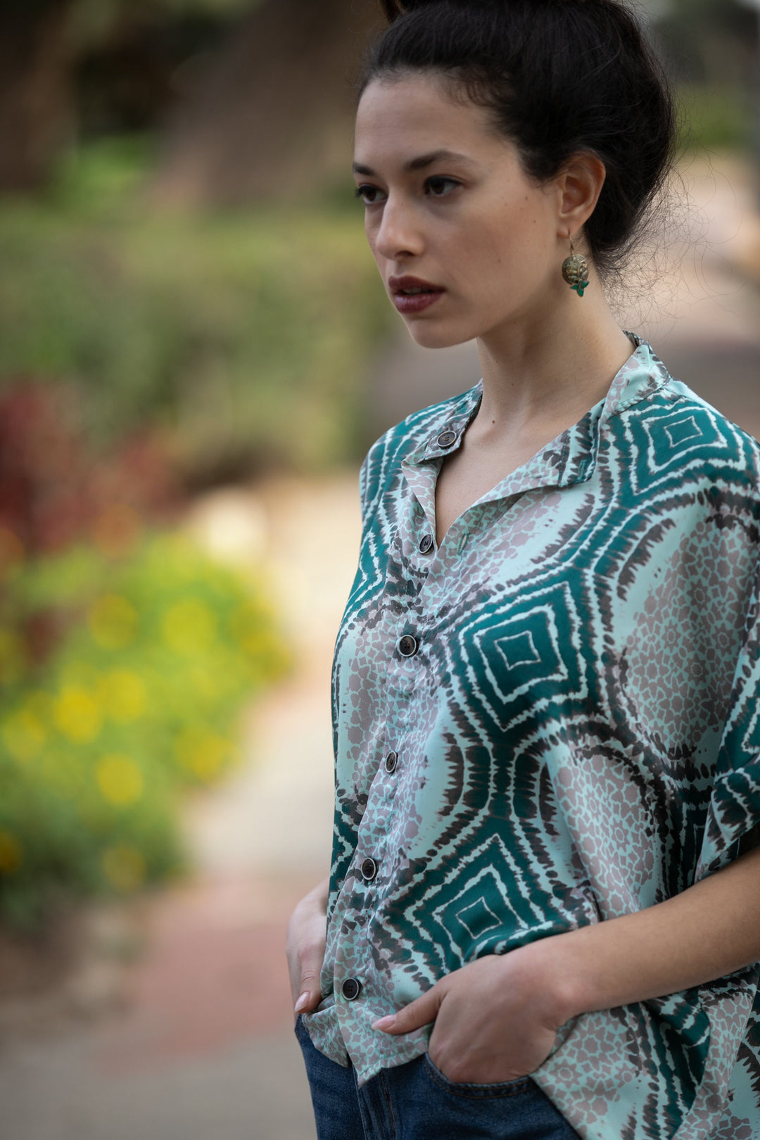 Billy Shirt - Green & Gray