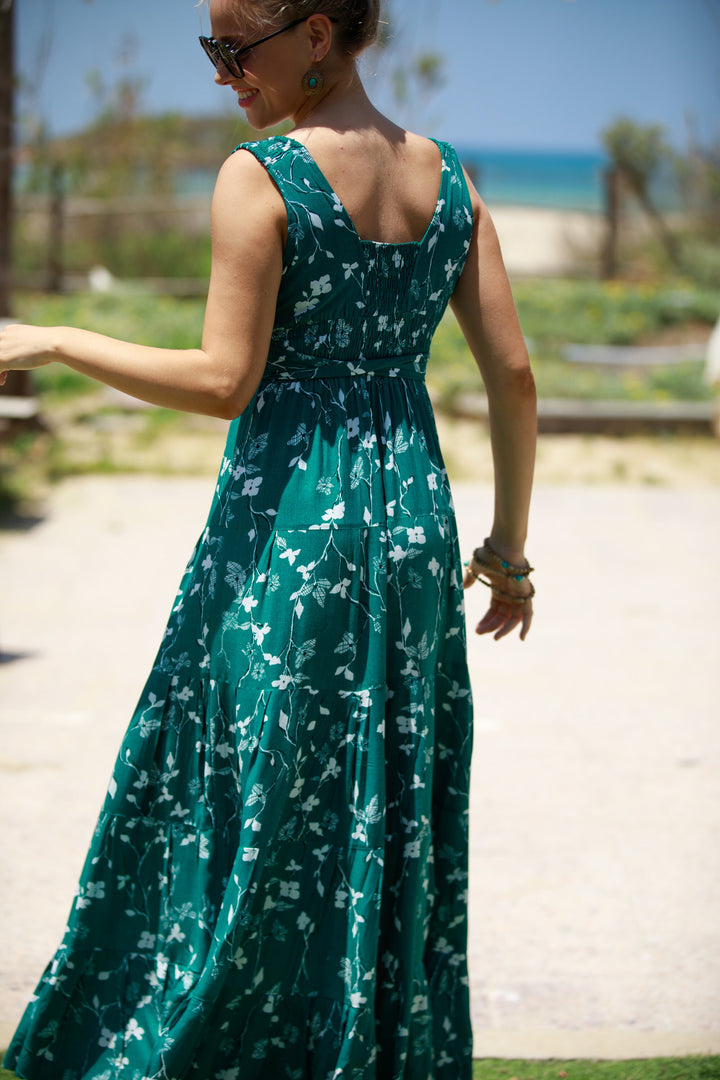 Carrie Dress - Emerald Green