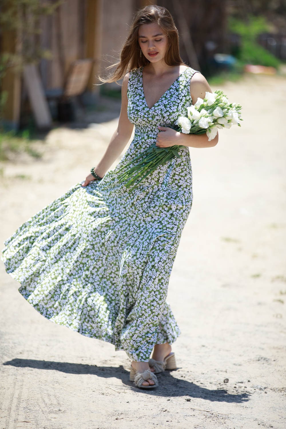 Carrie Dress - Light Green