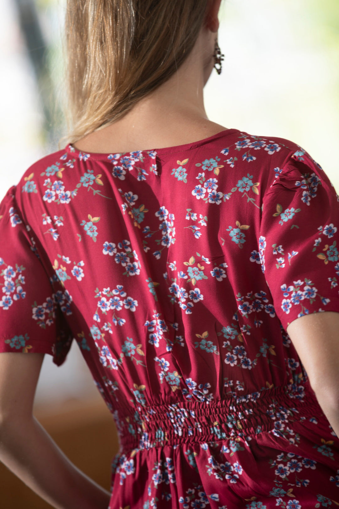 Nina Dress - Deep Red
