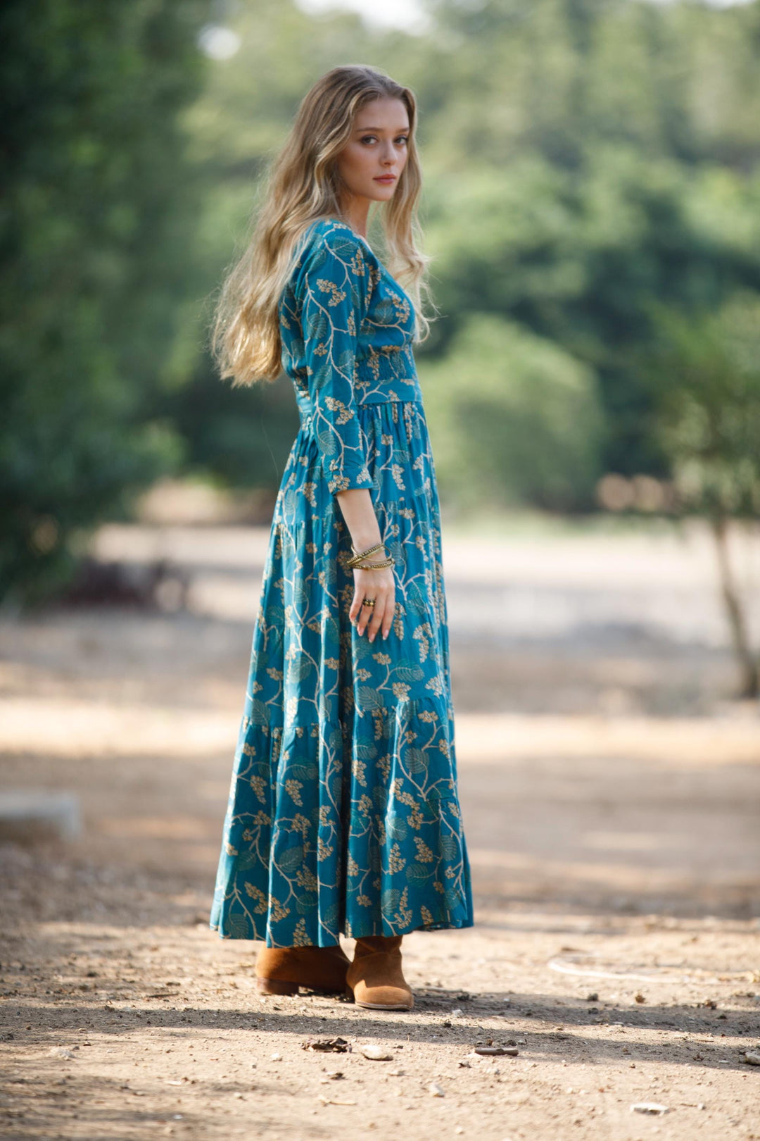Carrie Dress - Teal