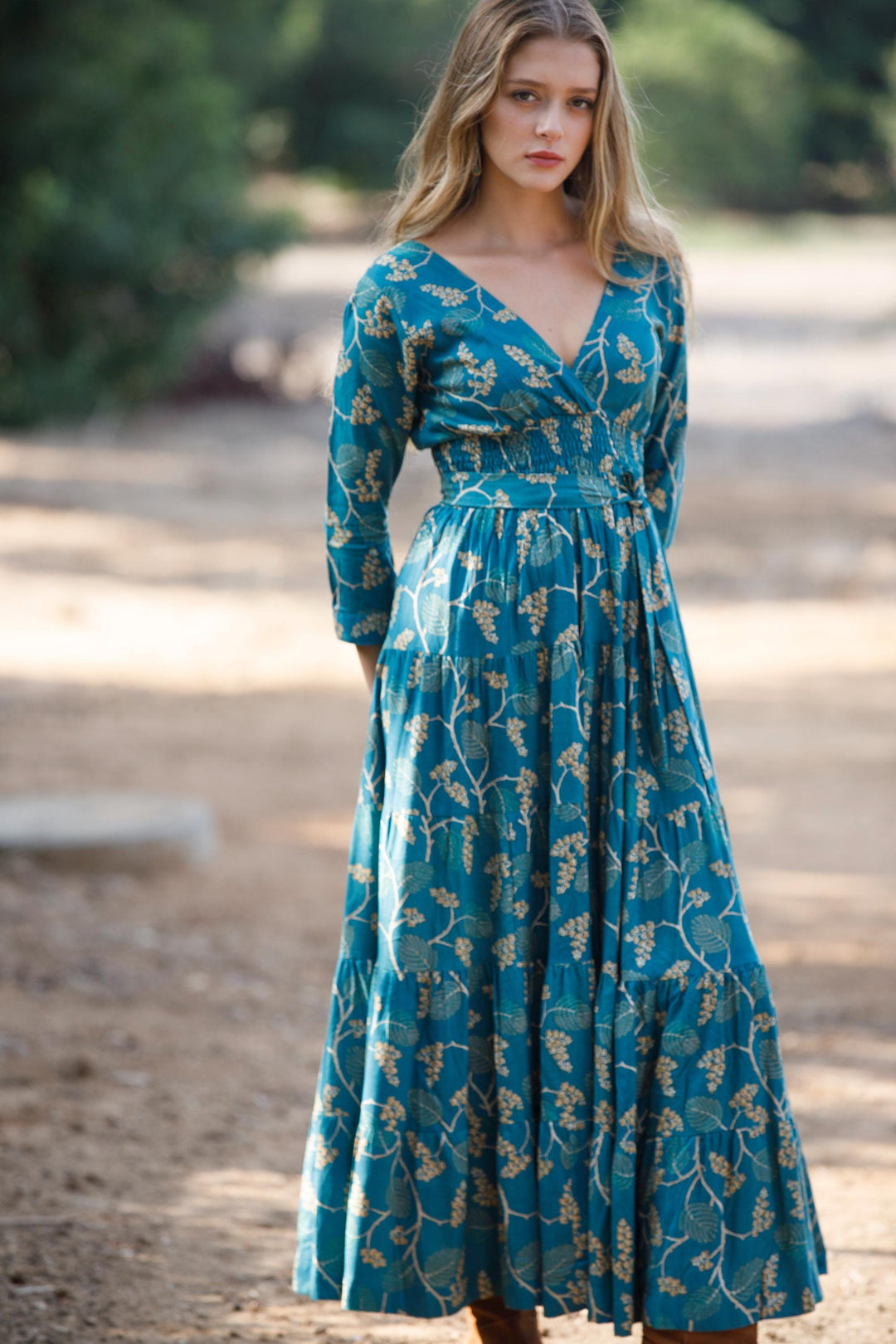 Carrie Dress - Teal