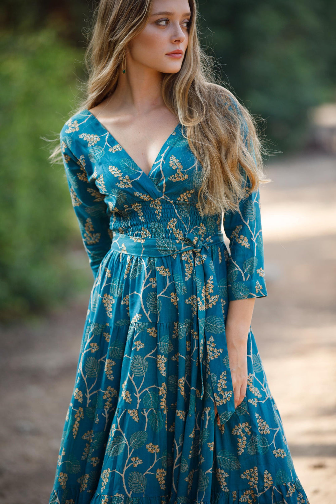 Carrie Dress - Teal