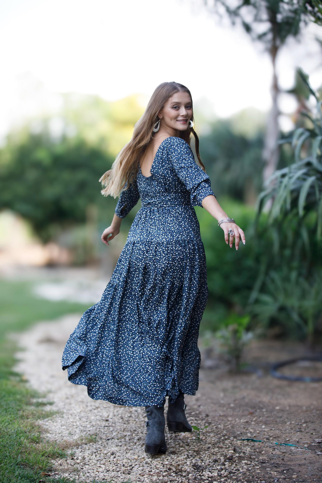 Carrie Dress - Deep Blue