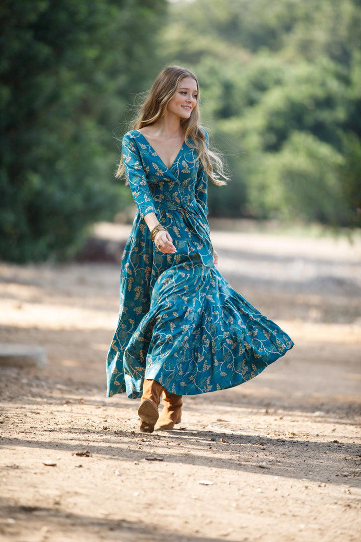 Carrie Dress - Teal