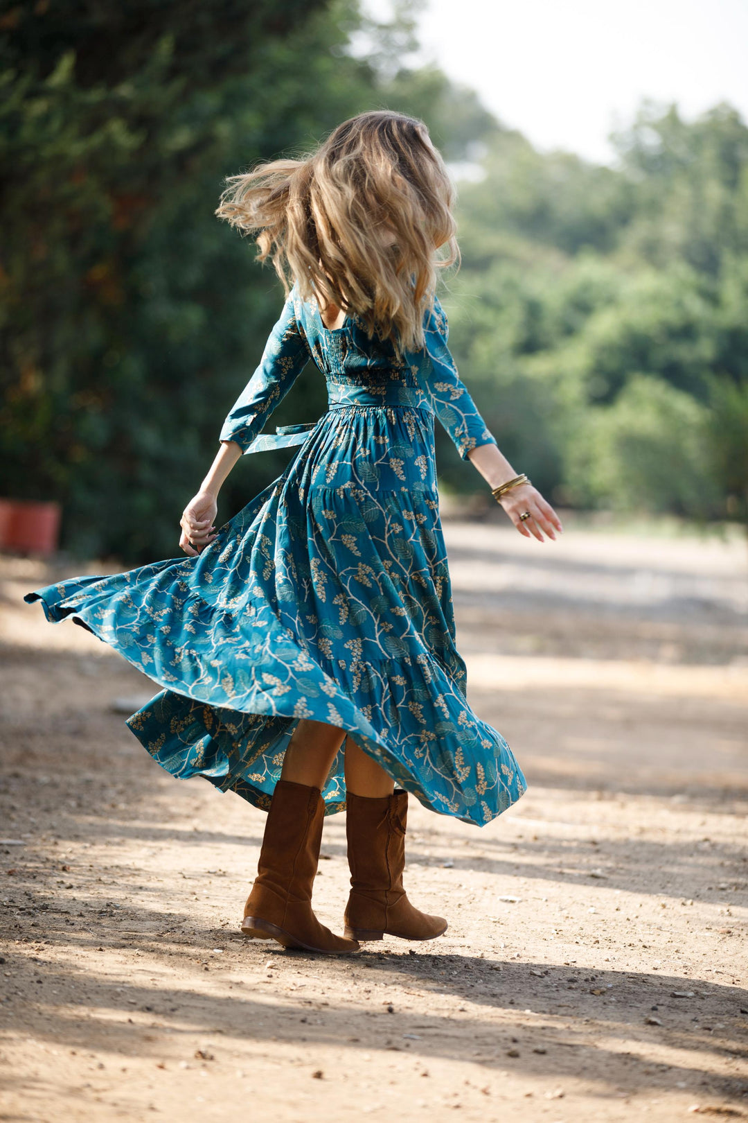 Carrie Dress - Teal