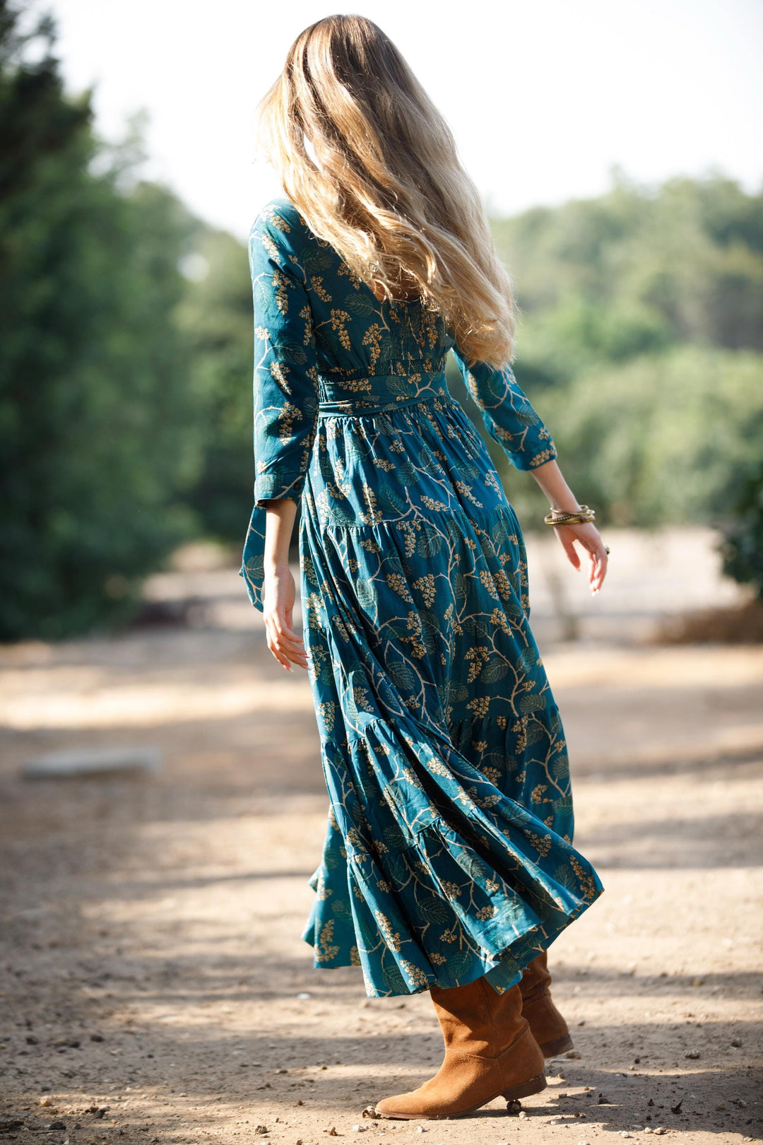 Carrie Dress - Teal