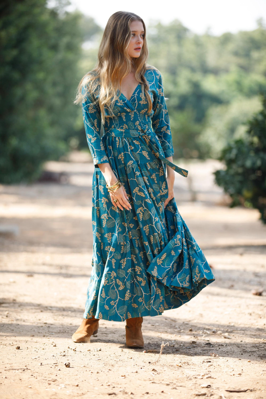 Carrie Dress - Teal
