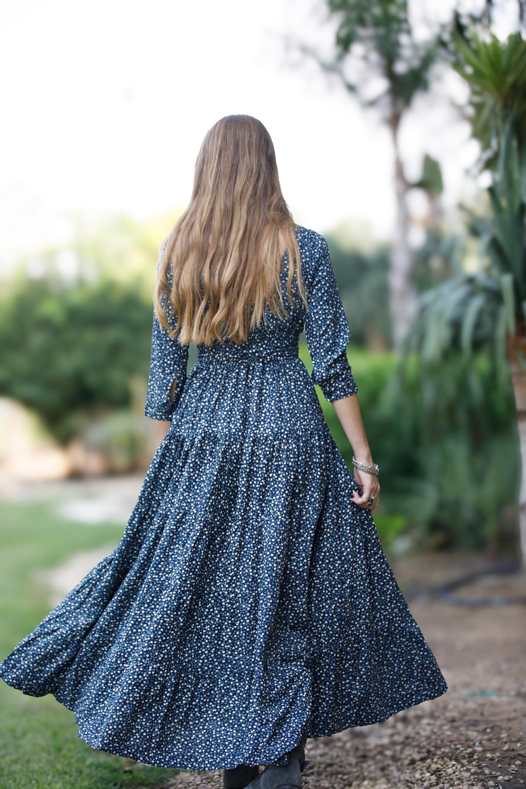 Carrie Dress - Deep Blue