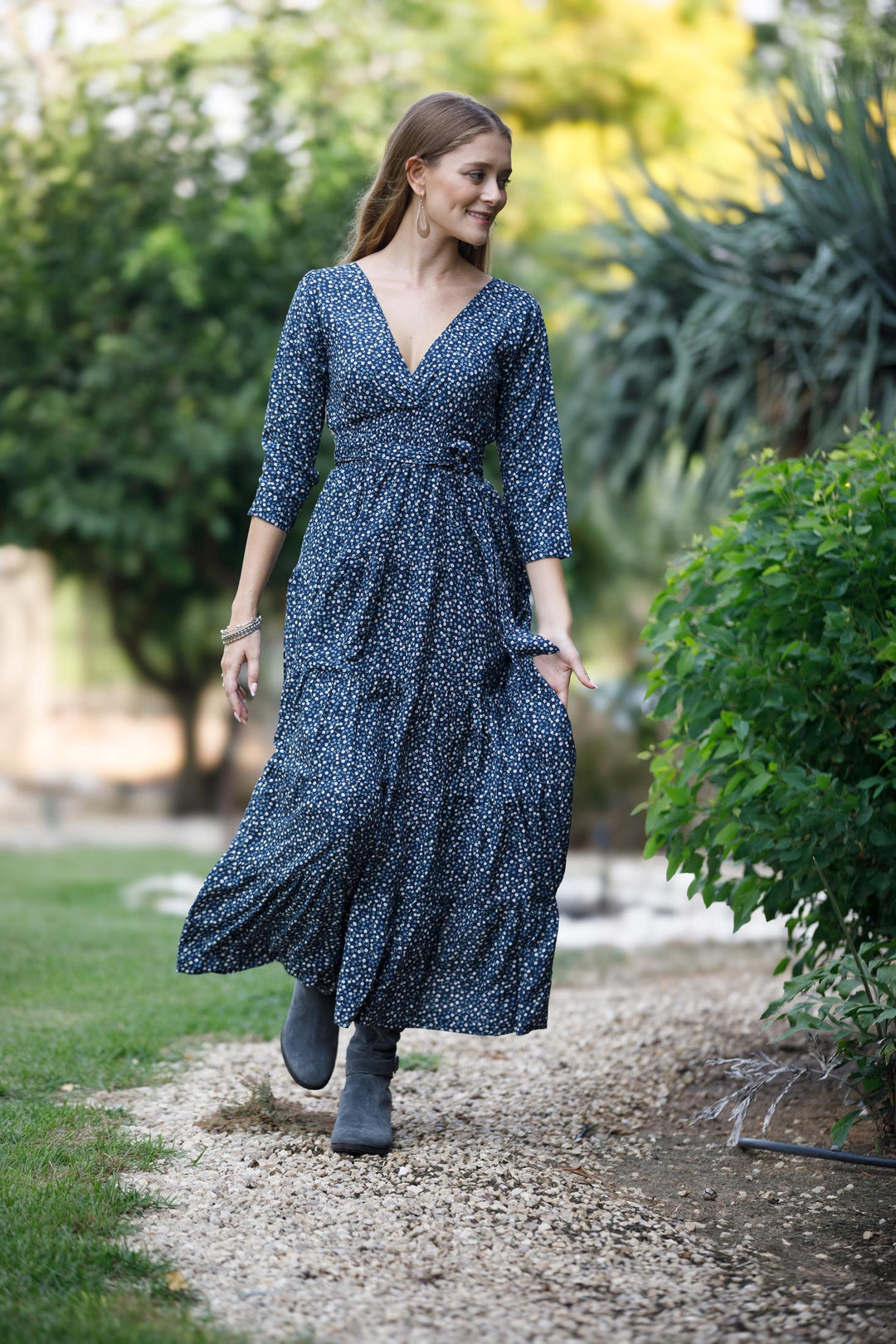 Carrie Dress - Deep Blue