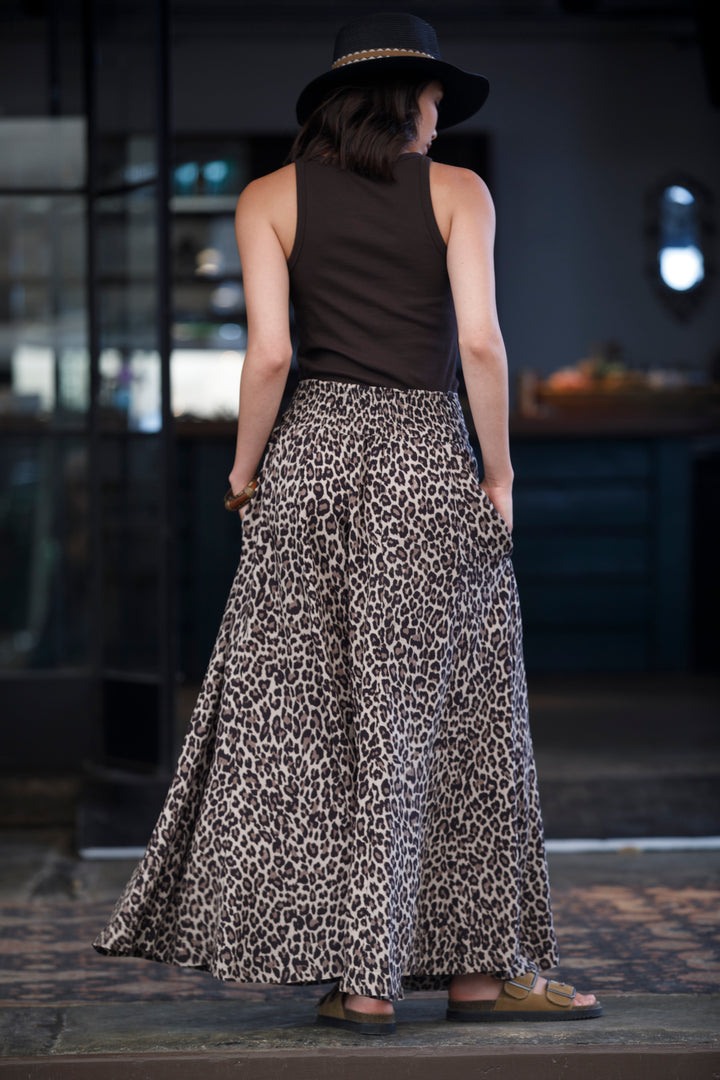 Jessy Skirt Pants - Leopard