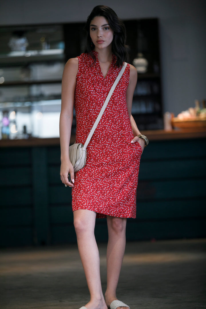 Noor Mini Dress - Red