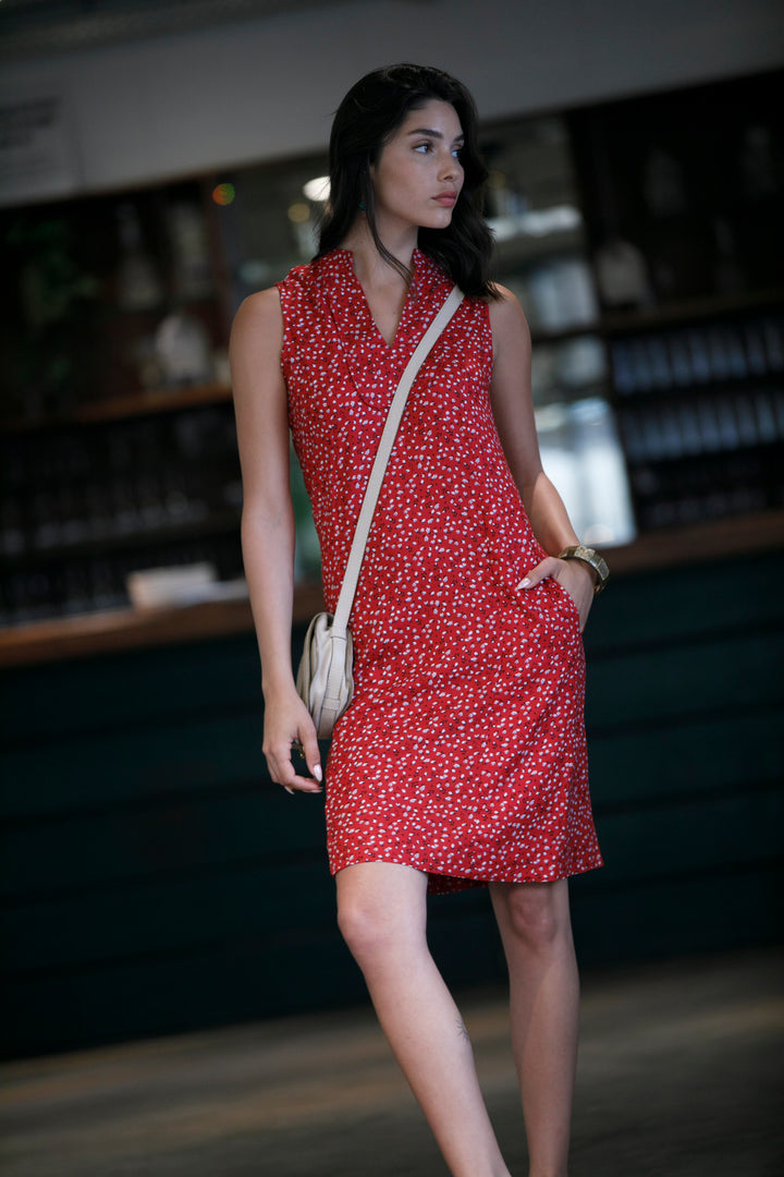 Noor Mini Dress - Red