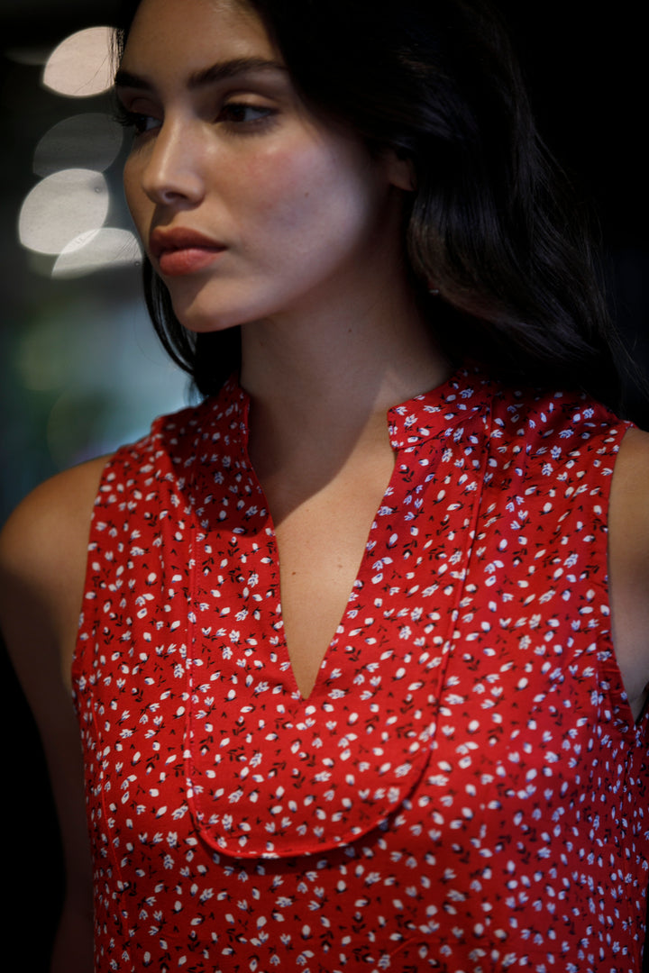 Noor Mini Dress - Red