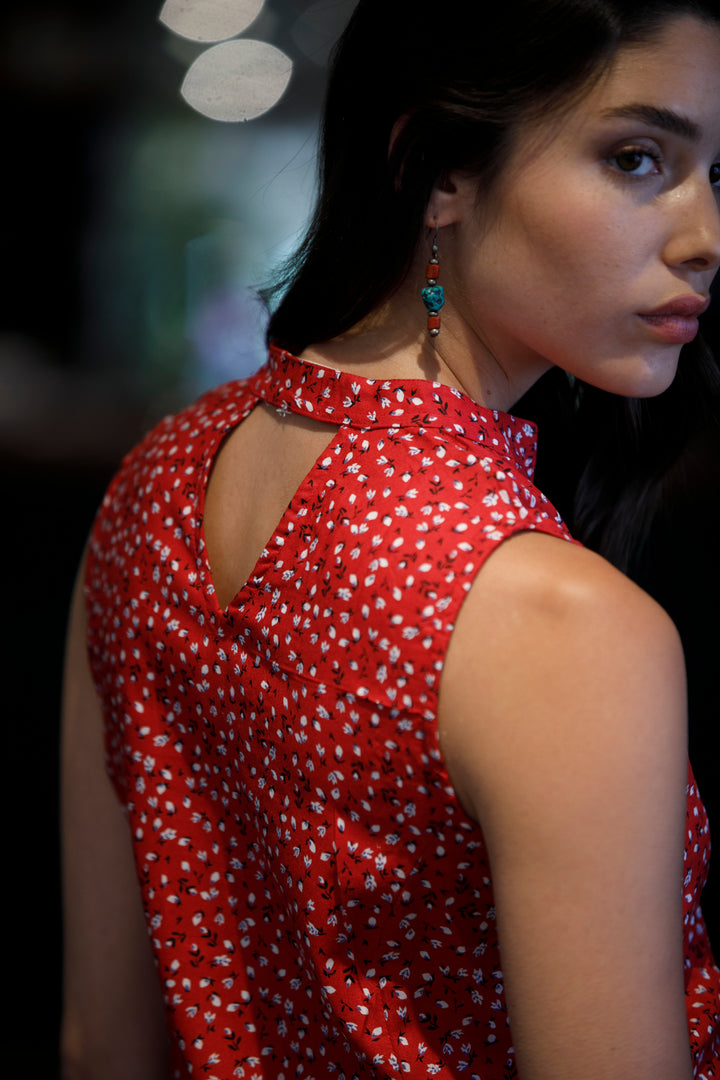 Noor Mini Dress - Red