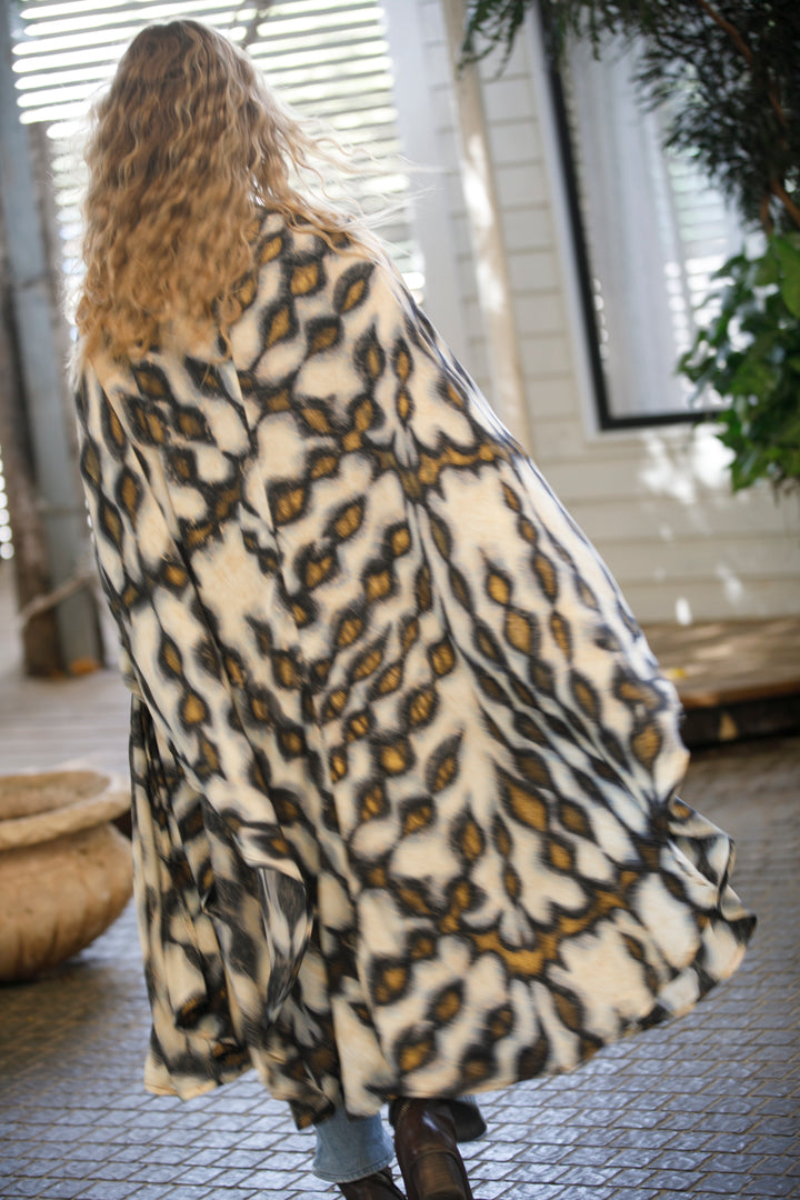 Season kimono - Blue & Gold