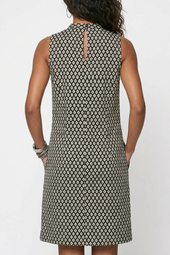 Noor Mini Dress - Black & White