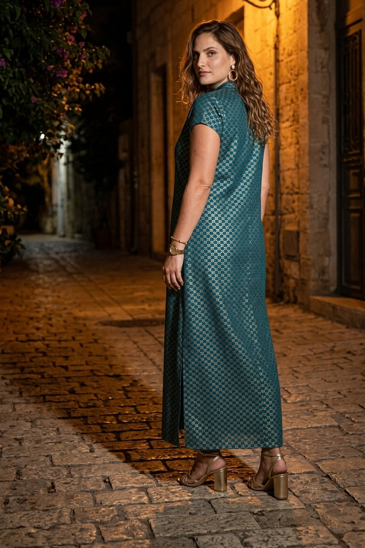 Noor Caftan - Sea-Green