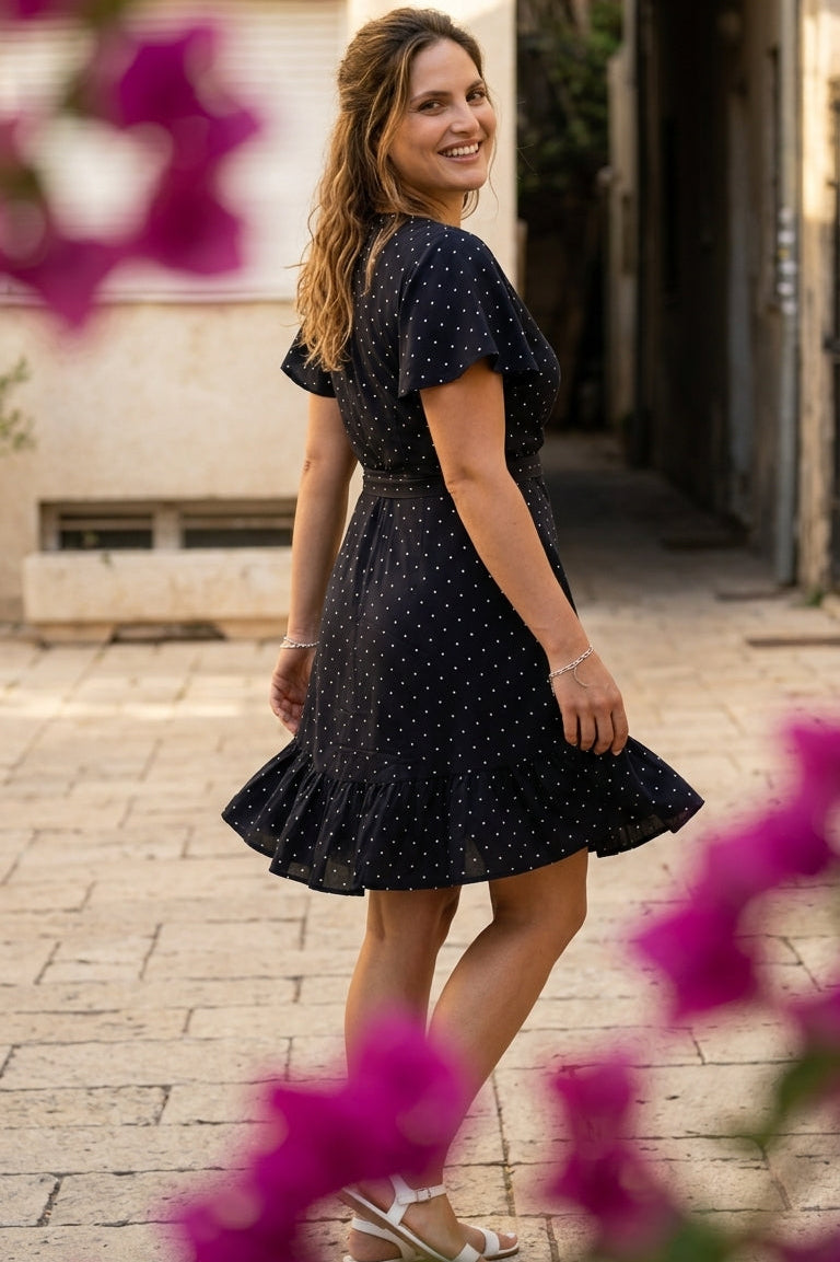Melody Mini Dress - Dark Blue