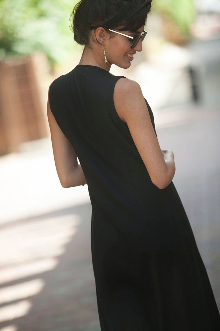Tamara Dress - Embroidery Black