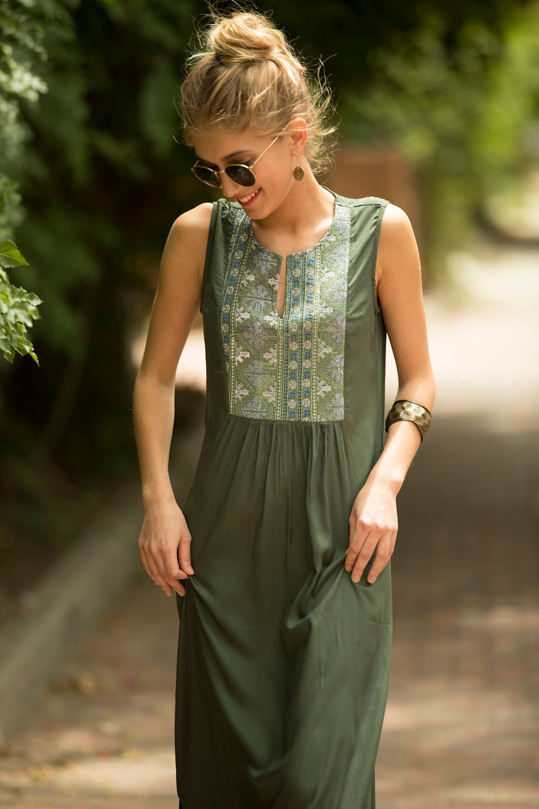 Tamara Dress - Sage Green