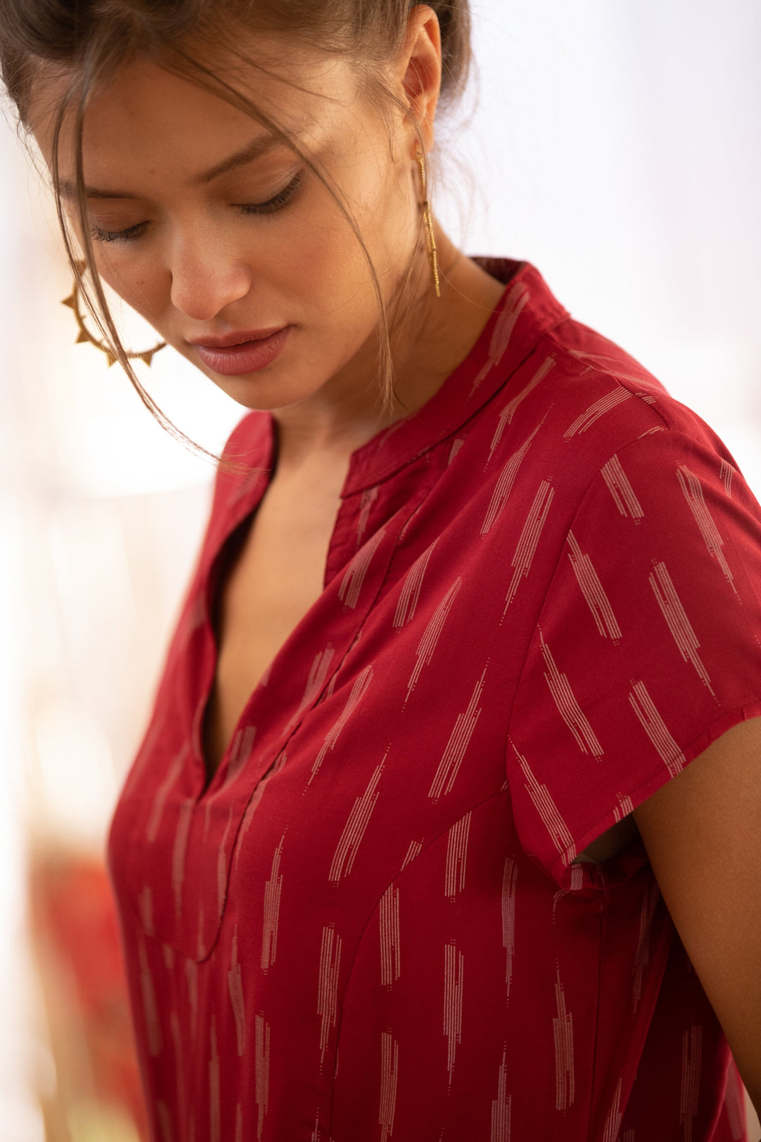Noor Caftan - Ruby Red