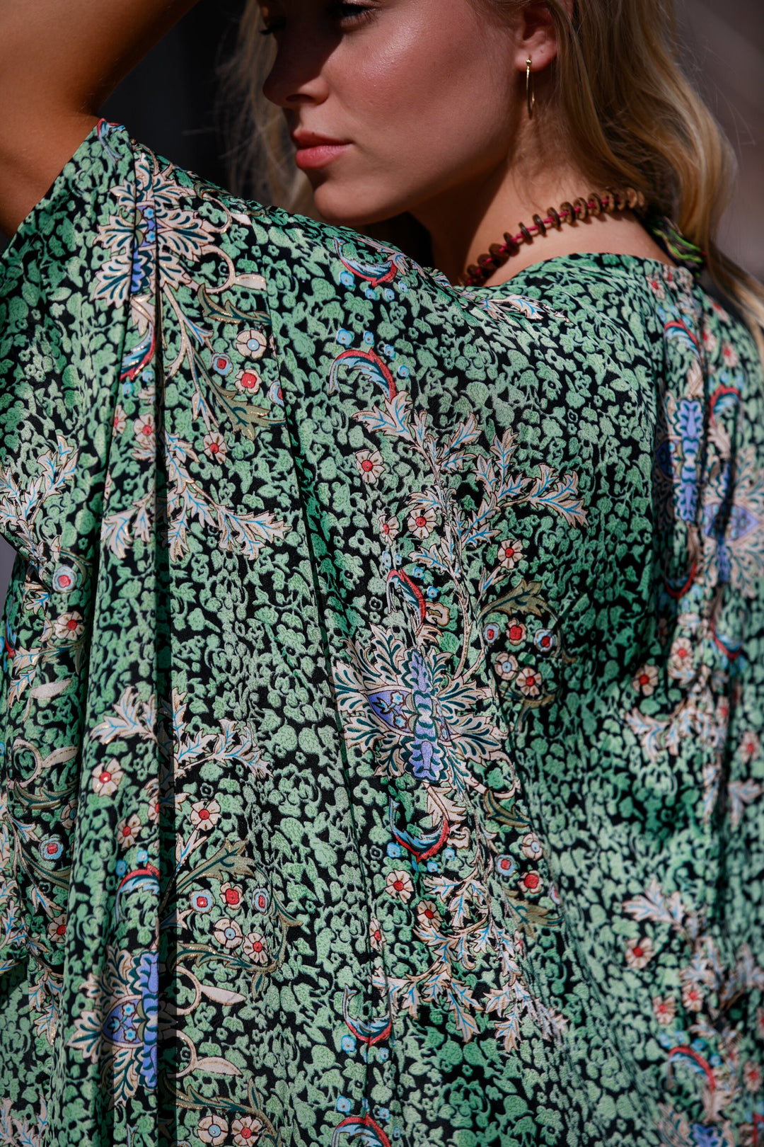 Season kimono - Green & Gold