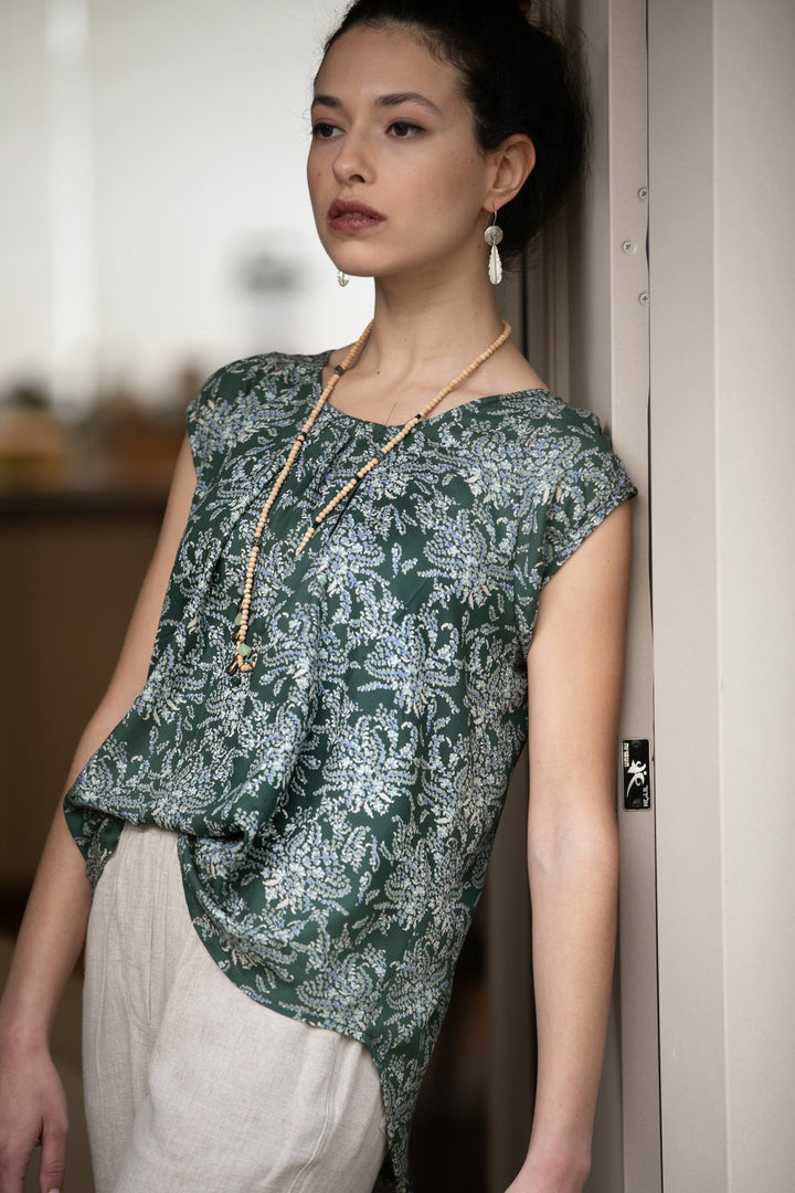 Tanya Shirt - Teal Green