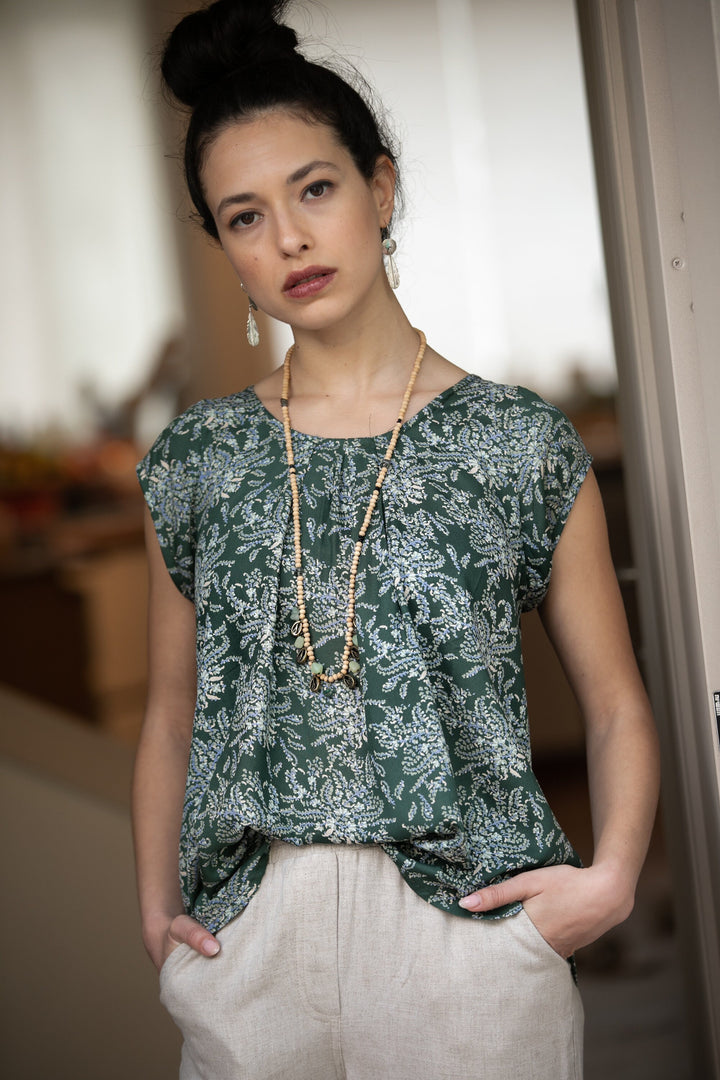 Tanya Shirt - Teal Green