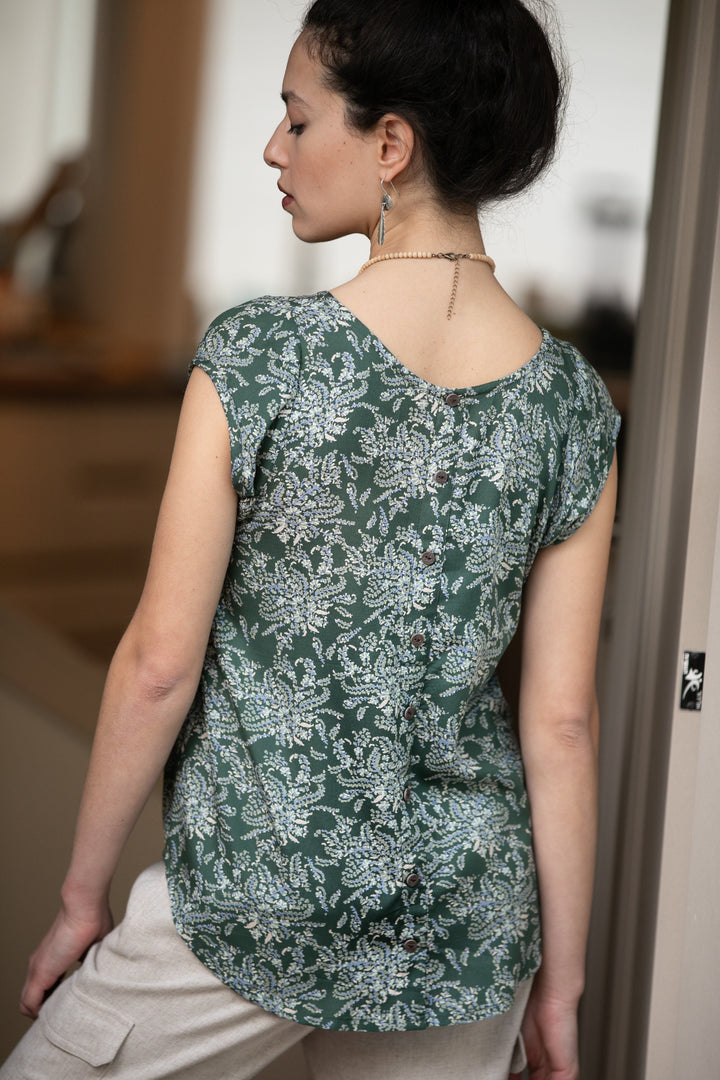 Tanya Shirt - Teal Green