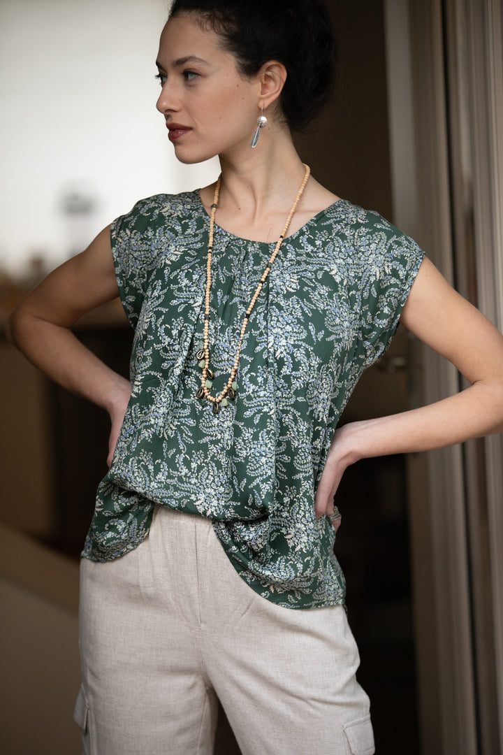 Tanya Shirt - Teal Green