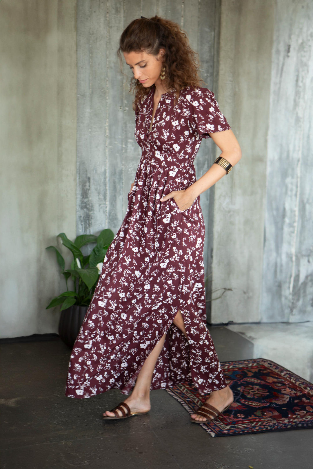 Nina Dress - Brown