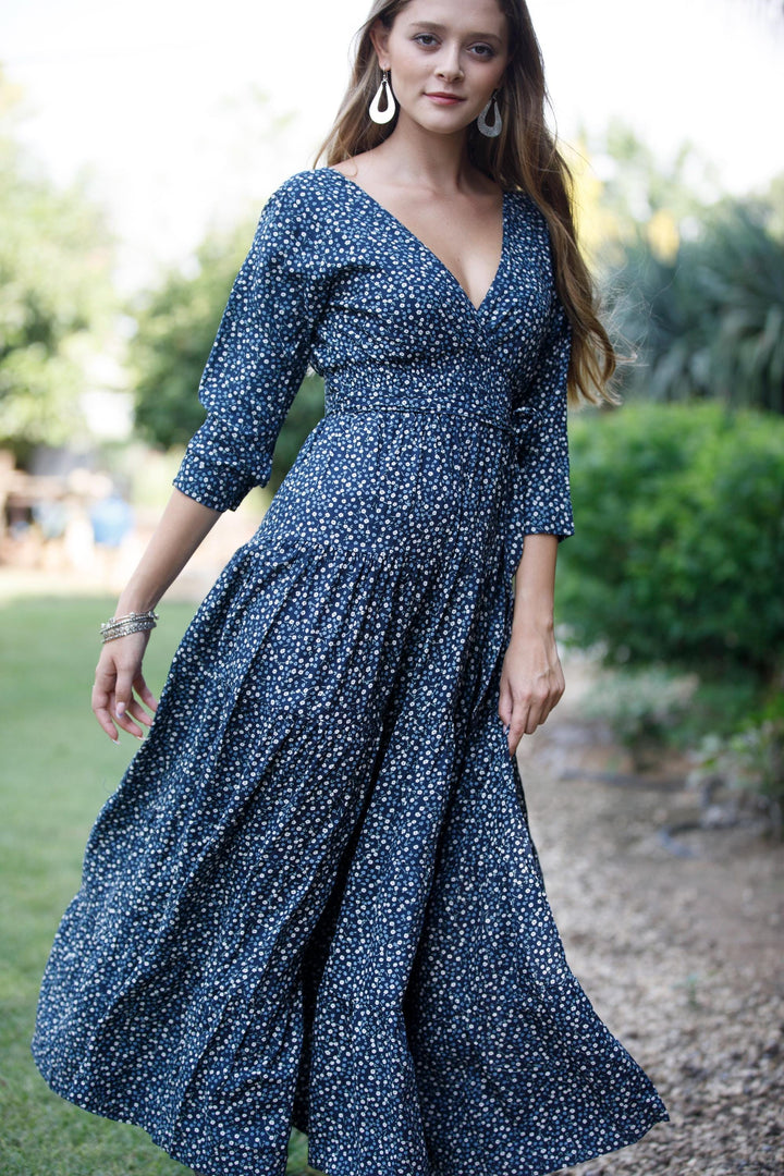 Carrie Dress - Deep Blue