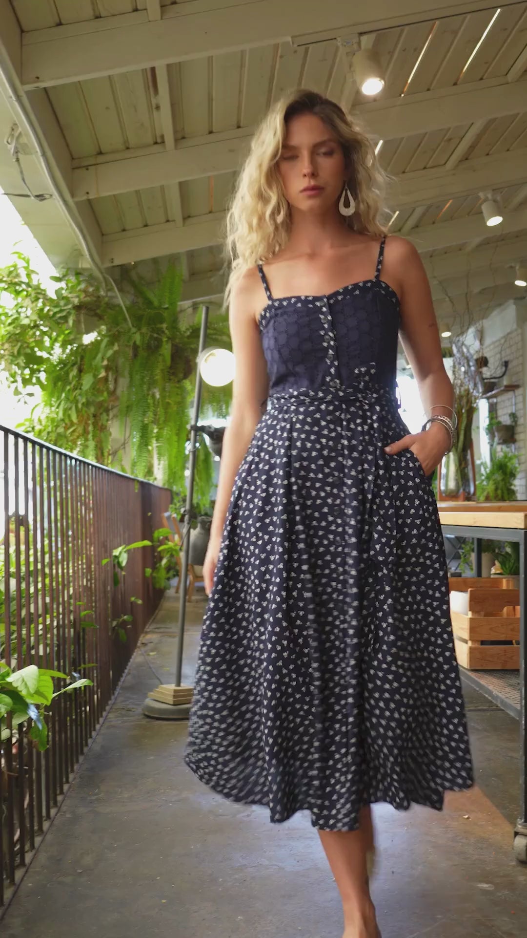 Lilly Dress - Navy Blue
