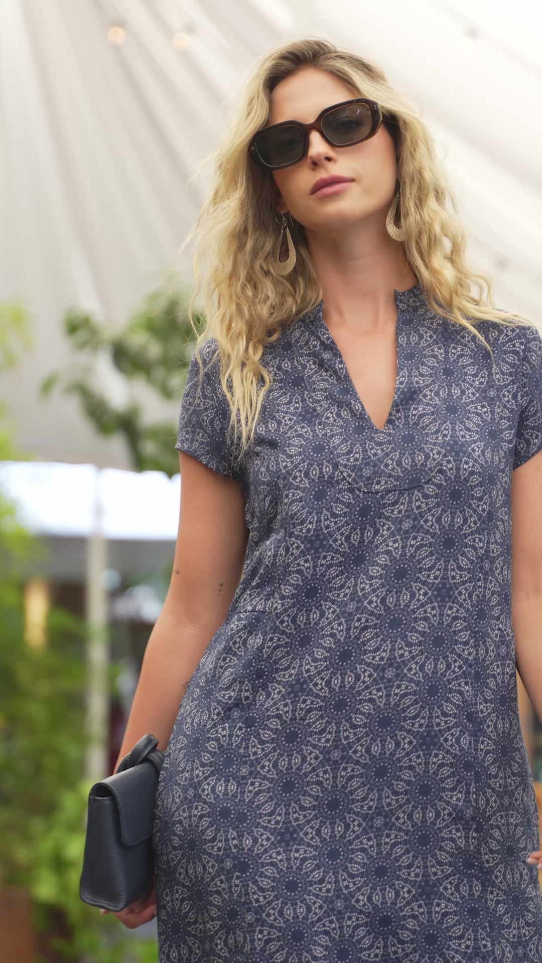 Noor Caftan - Smokey Blue